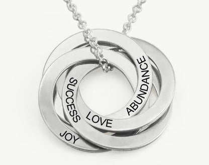 Beautiful Personalized Affirmation Necklace with Pendant